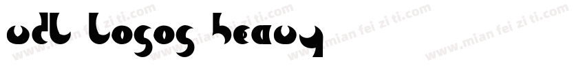 VDL LogoG Heavy字体转换